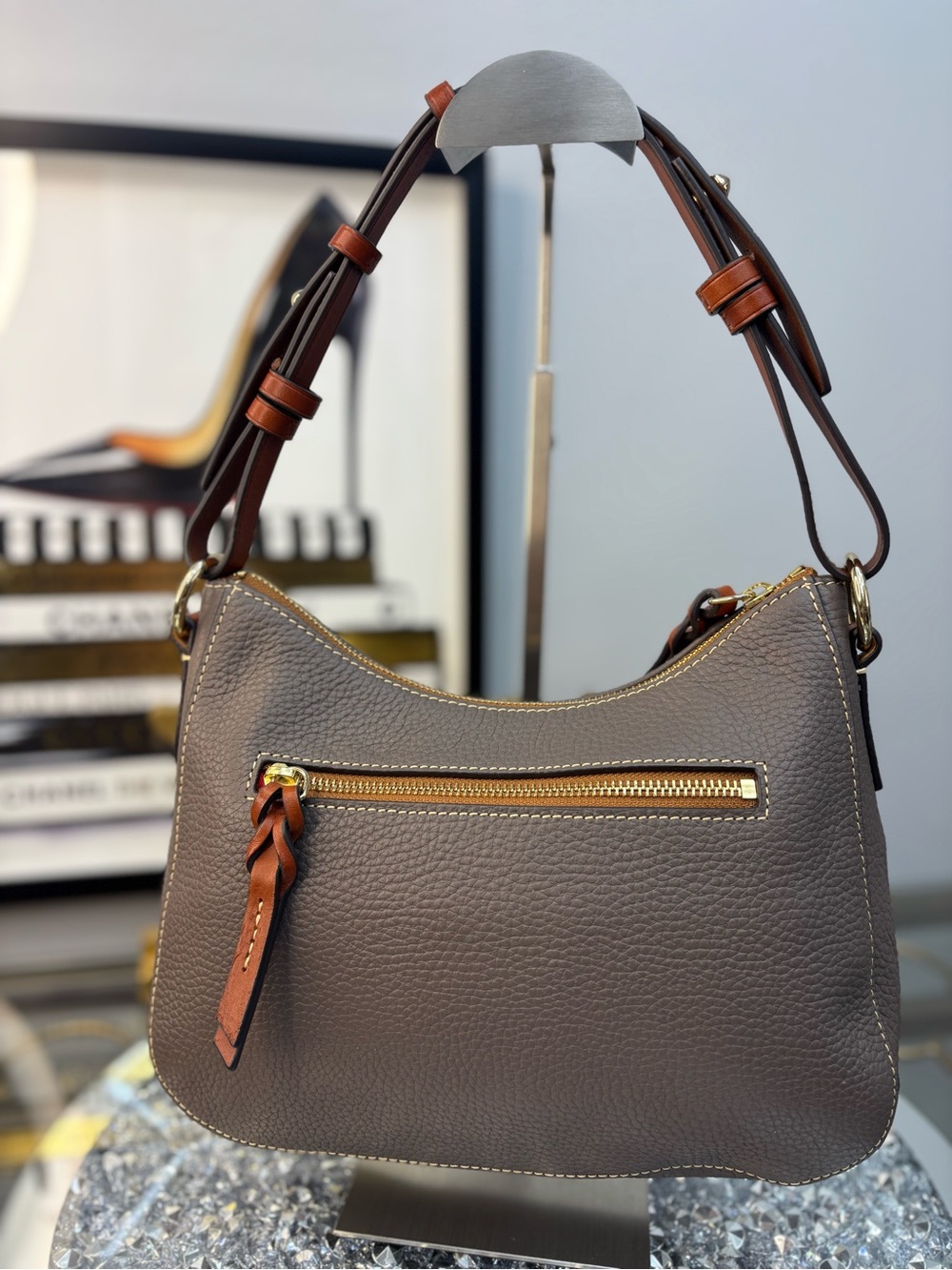 Dooney & Bourke Pebble Grain Small Kiley Hobo NWOT - Picture 4 of 14